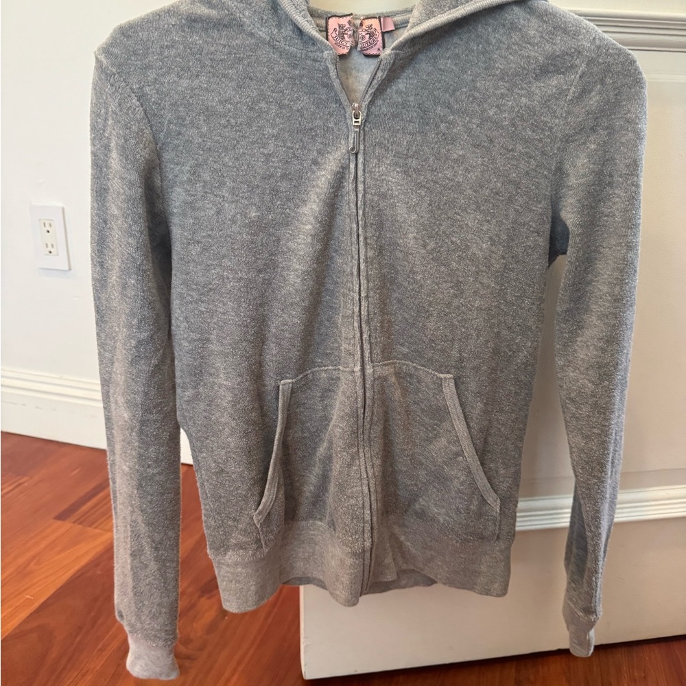 Juicy Couture Gray Zip-Up Hoodie